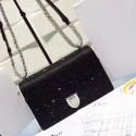 Dior Diorama studded Bag Black Cafskin 311020 VS02882