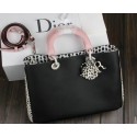 Dior Diorissimo Bag Snake Leather D99014 Black VS00301