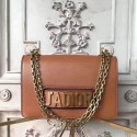 Dior J'adior Flap Bag with Chain in Brown Calfskin D240603 VS05103