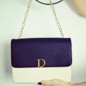 Dior Litchi Leather Flap Shoulder Bag D8218 VS07758