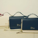 Dior Litchi Leather Flap Shoulder Bag D8219 VS01343
