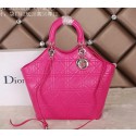Dior Panarea Sheepskin Leather Tote Bag CD5180 Rosy VS00616