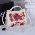 Dolce&Gabbana Medium Sicily Bag In Printed Dauphine Leather BB6003AE VS04155