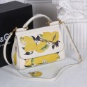 Dolce&Gabbana Medium Sicily Bag In Printed Dauphine Leather BB6003AI VS07714