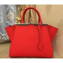 Fake Best Fendi 3Jours Tote Bag Calfskin Leather F9666 Red VS09056