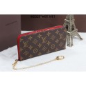 Fake Best Louis Vuitton M66567 Red Monogram Canvas Insolite Wallet VS03215