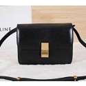 Fake Celine Classic Box Small Flap Bag Calfskin C88007 Black VS00914