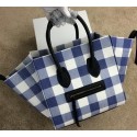 Fake Celine Luggage Phantom Bags Canvas 99017 Blue VS04800
