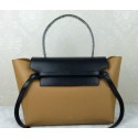 Fake Celine Small Belt Bag Original Leather C98312 Wheat&Black VS06937