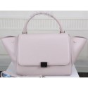Fake Celine Trapeze Bag Original Leather CT3342 Light Pink VS03829