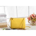 Fake Celine Trio Crossbody Messenger Bag 3000 in Lemon Yellow Original Calfskin Leather VS09548