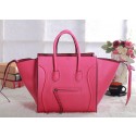 Fake Copy Celine Luggage Phantom Square Tote Bag 3341 in Pink Clemence Leather VS06501