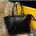 Fake Fendi 3Jours Tote Bag Original Leather FJ2352 Black VS01316