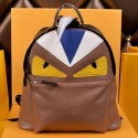 Fake Fendi Selleria Backpacks Original Leather F2220 Apricot VS01975