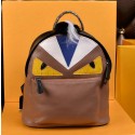 Fake Fendi Selleria Backpacks Original Leather F2221 Apricot VS09109