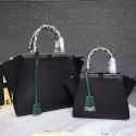 Fake High Quality Fendi 3Jours Tote Bag Black Original Leather F280501 VS09744