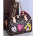 Fake Louis Vuitton Monogram Canvas Badge SPEEDY 20 Bag M40897 VS04356