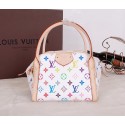 Fake Louis Vuitton Monogram Multicolore Marais BB Tote Bag M41071 White VS05741