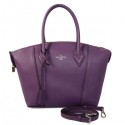Fake Louis Vuitton Veau Cachemire LOCKIT PM M94594 Purple VS09069