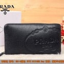 Fake Prada Grainy Leather Clutch P2212 Royal VS03761