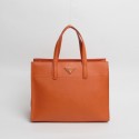 Fake Prada Saffiano Leather Tote Bag BN2603 in Orange XZ VS04731