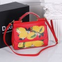 Fake Replica Dolce&Gabbana Medium Sicily Bag In Printed Dauphine Leather BB6003AG VS08416