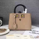 Fake Replica Fendi Dotcom Click Tote Bag Beige FB1752 VS06907