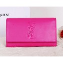 Fake Yves Saint Laurent Belle De Jour Calf Leather Clutch Y7143 Rose VS02543