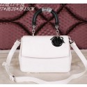 Fashion Dior Be Dior Flap Bag CD0322 White VS01179