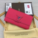 Fashion Louis Vuitton Taurillon Leather Capucines Wallet Rose M61471 VS05795