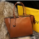 Fendi 3Jours Tote Bag Original Leather FJ2352 Brown VS03789