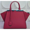 Fendi 3Jours Tote Bag Smooth Leather F5521 Red VS07900