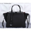 Fendi 3Jours Tote Bag Smooth Leather F8936 Black VS05415