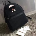 Fendi Backapck in Nylon and Leather Black 231010 VS00554