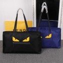 Fendi Bag Bugs Travelling Bag Nylon Fabric FD2977 Blue VS08042