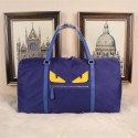 Fendi Bag Bugs Travelling Bag Nylon Fabric FD992122 Blue VS06565