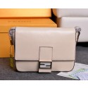 Fendi Baguette Bag in Grainy Leather 3358 OffWhite VS01618