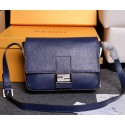 Fendi Baguette Bag in Grainy Leather 3358 Royal VS03878