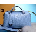 Fendi BY THE WAY Bag Original Snake Leather F2388 SkyBlue VS01032