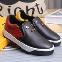 Fendi Calfskin Slip-on sneakers Black F021802 VS03476