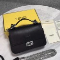 Fendi Double Micro Baguette Bag Black and Blue FB1751 VS05503