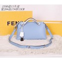 Fendi Fall Winter 2015 Tote Bag Calfskin Leather F2350 SKyBlue VS01386