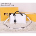 Fendi Fall Winter 2015 Tote Bag Calfskin Leather F2350 White VS06888