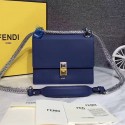 Fendi Kan I Small Leather Mini Bag Blue 8M03815 VS05475