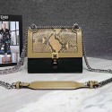 Fendi Kan I Small Mini Bag in Two-tone Leather and Python 8M03811 VS01980