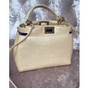 Fendi Regular Peekaboo Small Tote Bag F30320 Gold VS01632