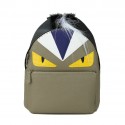 Fendi Selleria Backpacks Original Leather FD8862I Khaki VS05223