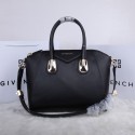 Givenchy Antigona Satchel Bag Black Smooth Calfskin Leather G6985 VS08776