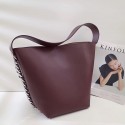 Givenchy Infinity Bucket Bag in Burgundy Calfskin 23081 VS09496