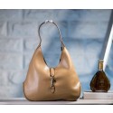 Gucci 362968 Jackie Soft Leather Hobo Bag Apricot VS02669